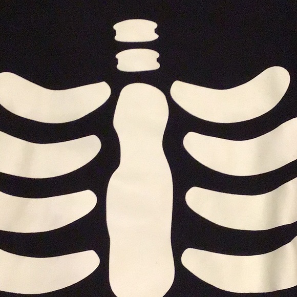 Gymboree glow in the dark skeleton pajamas size 10 - Picture 3 of 4